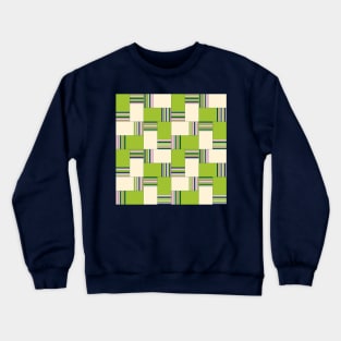 Green Rainbow Tiles Crewneck Sweatshirt